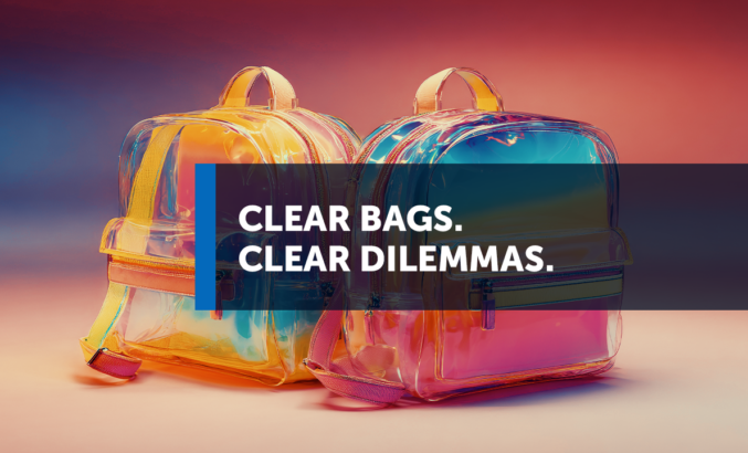 Clear Bags. Clear Dilemmas.